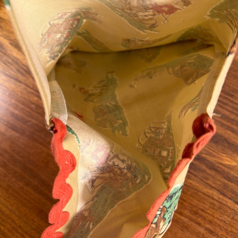 Moda Beige Stagecoach Patterned Bread Bag - Picture 6 of 6